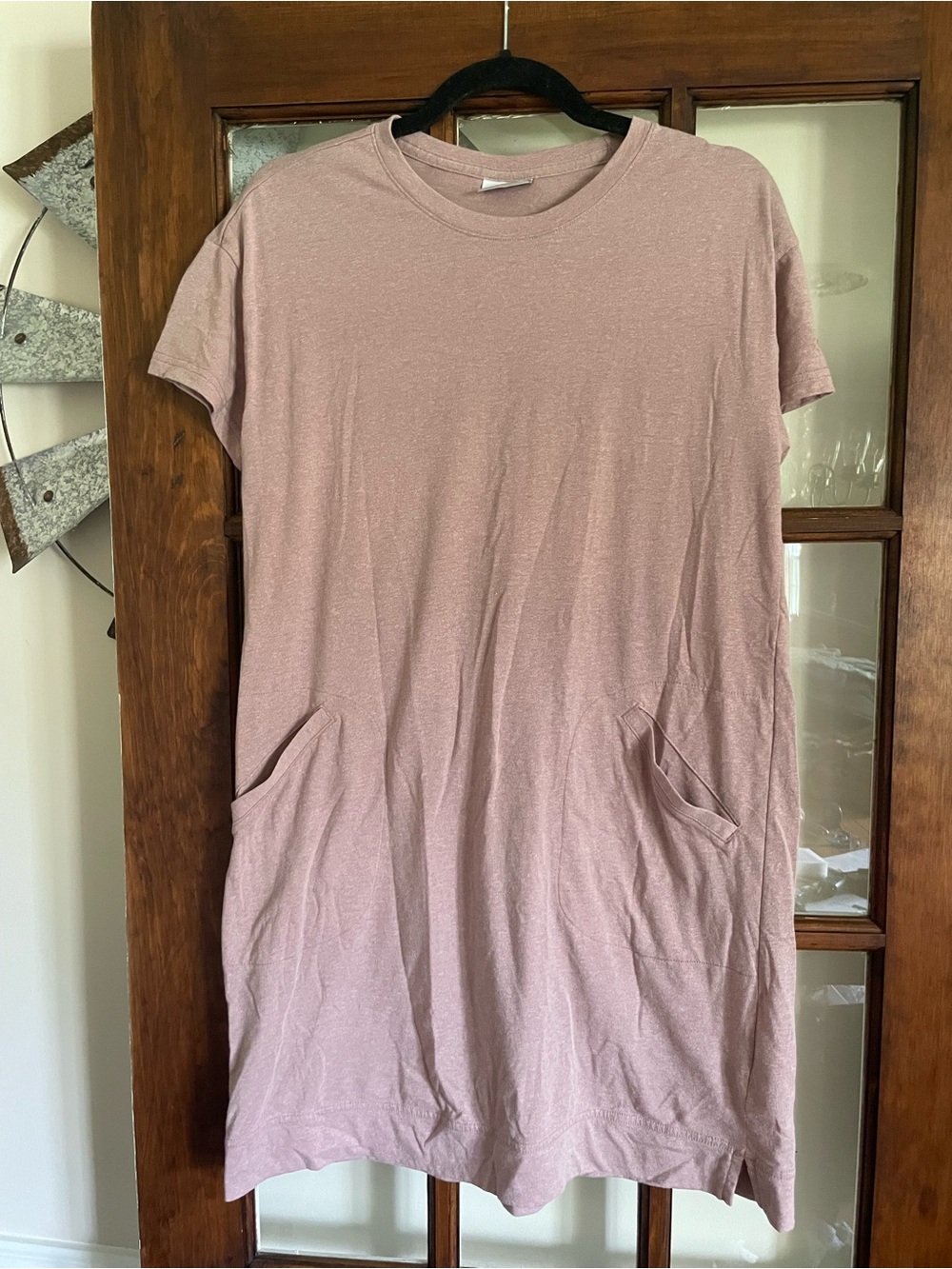 Columbia Dusty Rose Short Sleeve Pocket Mini Dress